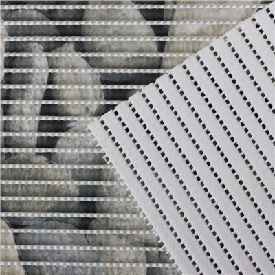 Коврик для дома Доляна «Галька», 40×65 см, цвет серый