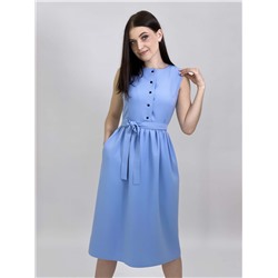 Платье «Эльза» (серо-синий)