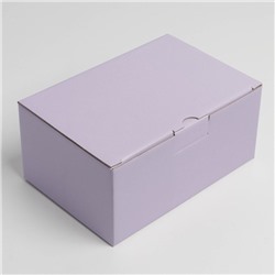 Коробка подарочная складная, упаковка, «Лавандовая», 22 х 15 х 10 см