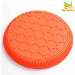 Фрисби "Футбол", термопластичная резина, 23 см, оранжевый 7530852