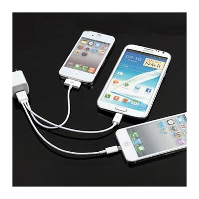 Универсальный кабель 3 в 1 для зарядки от usb для iPhone, IPad и Mini Usb-совместимых девайсов 904653
