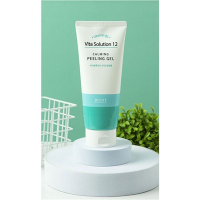 Jigott  Успокавающий пилинг-гель для лица / Vita Solution 12 Calming Peeling Gel, 180 мл