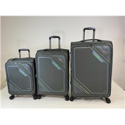 Комплект из 3-х чемоданов  MIRONPAN  арт. 50122 Темно-серый