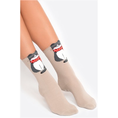 Женские носки с махровой стопой противоскользящие Mark Formelle