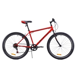 Велосипед 26" рама 17" 7sp KRYPTON TWINKLE TWO красный чёрный