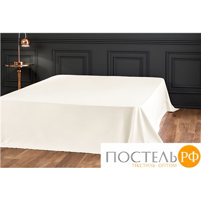 T1224T10010265 Простыня Tivolyo home сатин кремовый 1,5 сп