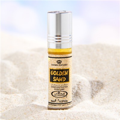 Масляные духи ролик женские Golden Sand, 6 мл