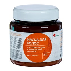 Маска для волос Apotek`s репейная, с экстрактом репчатого лука и никотиновой кислотой, 250 мл 2875397