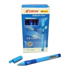 Intelligent. Ручка для правшей "Chifon CF-1361" синяя трехгр. корп с анатом. держ-м арт.CC-198/BL-95