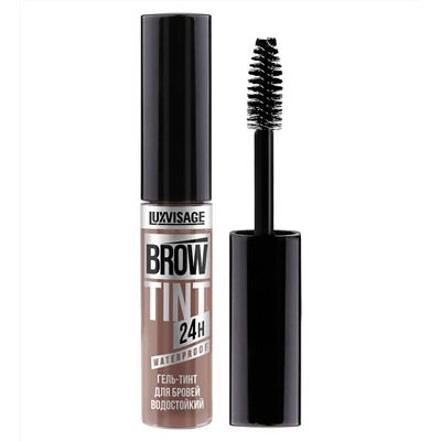 LuxVisage Гель-тинт для бровей водостойкий BROW TINT waterproof 24H тон 102 Soft Brown 5г