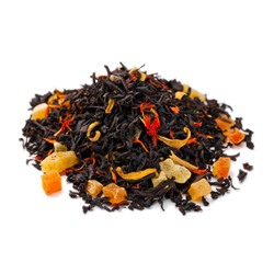 Чай Gutenberg чёрный ароматизированный  "Айва с персиком", 0,5 кг