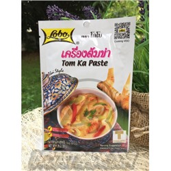Паста Том Кха для тайского кокосового супа от Lobo, Tom Ka Paste, 50 гр