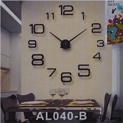 Часы аппликация 70-80 см / AL040B/2 /уп 50/ черные