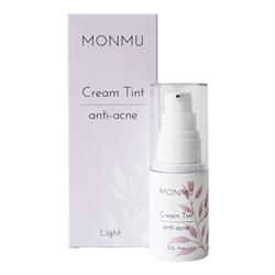 MONMU ANTI-ACNE Крем - тинт с эффектом сияния (тон светлый) 30г