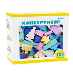 Конструктор Томик "Краски дня. Зимний" 105 деталей арт.1-32