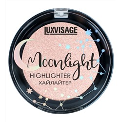 LuxVisage Хайлайтер компактный Moonlight т. 01 Rose Glow 4г
