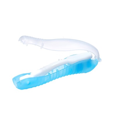 Зубная щетка складная в индивидуальной упаковке 1 штука,средней жесткости, микс