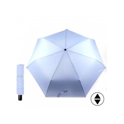 Зонт женский ТриСлона-L 3765D,  R=58см,  суперавт;  7спиц,  3слож,  полиэстер,  без рис,  голубой 157328