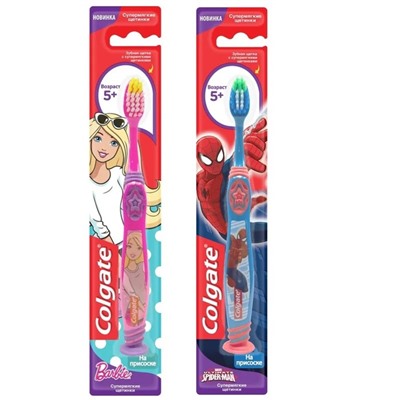 Детская зубная щётка Colgate Smiles, от 5 лет, цвет МИКС