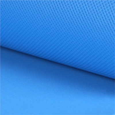 Коврик для йоги и фитнеса спортивный гимнастический EVA 6мм. 173х61х0,6 цвет: голубой / YM-EVA-6B / уп 24