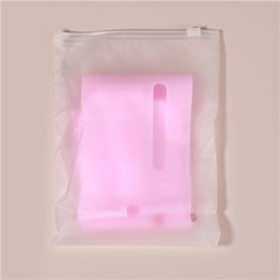 Маска для коррекции овала лица, на липучке, 60,5 × 10 см, цвет розовый