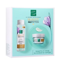 Подарочный набор Чистая Линия Beauty Protection: тонер, 110 мл + крем-флюид для лица, 45 мл