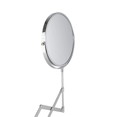 Зеркало косметическое AXENTIA  16 см, с увеличением 3:1, настенное, выдвижное до 56 см,