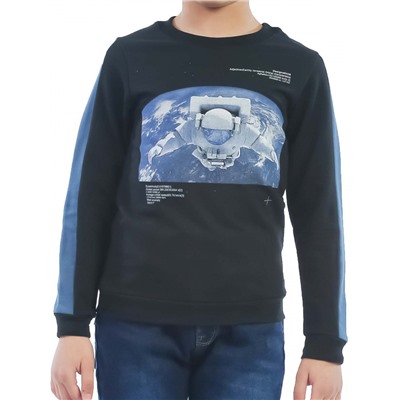 Свитшот детский Космонавт ФС5016П6 черный