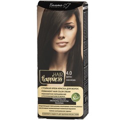 HAIR Happiness Стойкая крем-краска для волос №4.0 Шатен