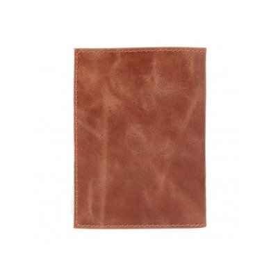 Обложка для автодокументов Premier-О-71 натуральная кожа коричневый св. пулл-ап (40)  203819