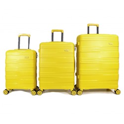 Набор из 3-х чемоданов 11271 Желтый