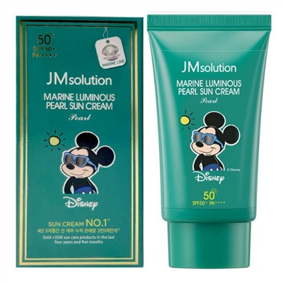 Jmsolution Увлажняющий солнцезащитный крем с жемчугом / Marine Luminous Pearl Sun Cream Pearl SPF50+/PA++++ Disney Mickey, 50 мл