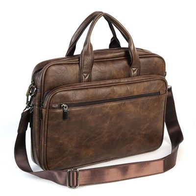 Мужская сумка-портфель 890-3 Браун