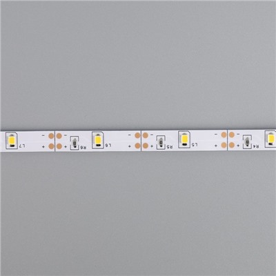 Светодиодная лента Luazon Lighting 3 м, IP20, SMD2835, 30 LED/м, 3хААА, 3000К