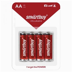Батарейка AAA Smart Buy LR03 (4-BL) (48/480) ЦЕНА УКАЗАНА ЗА 4 ШТ