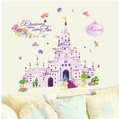 Наклейка интерьерная "Замок Принцессы" 9046309
