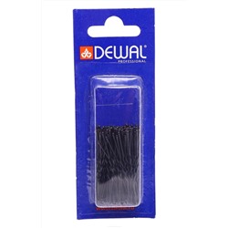 Dewal Шпильки для волос волна SLT45V-1/60, 45 мм, чёрный, 60 шт.